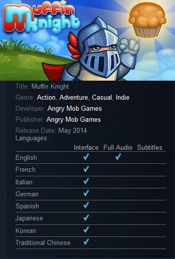 Muffin Knight Steam - Click Image to Close